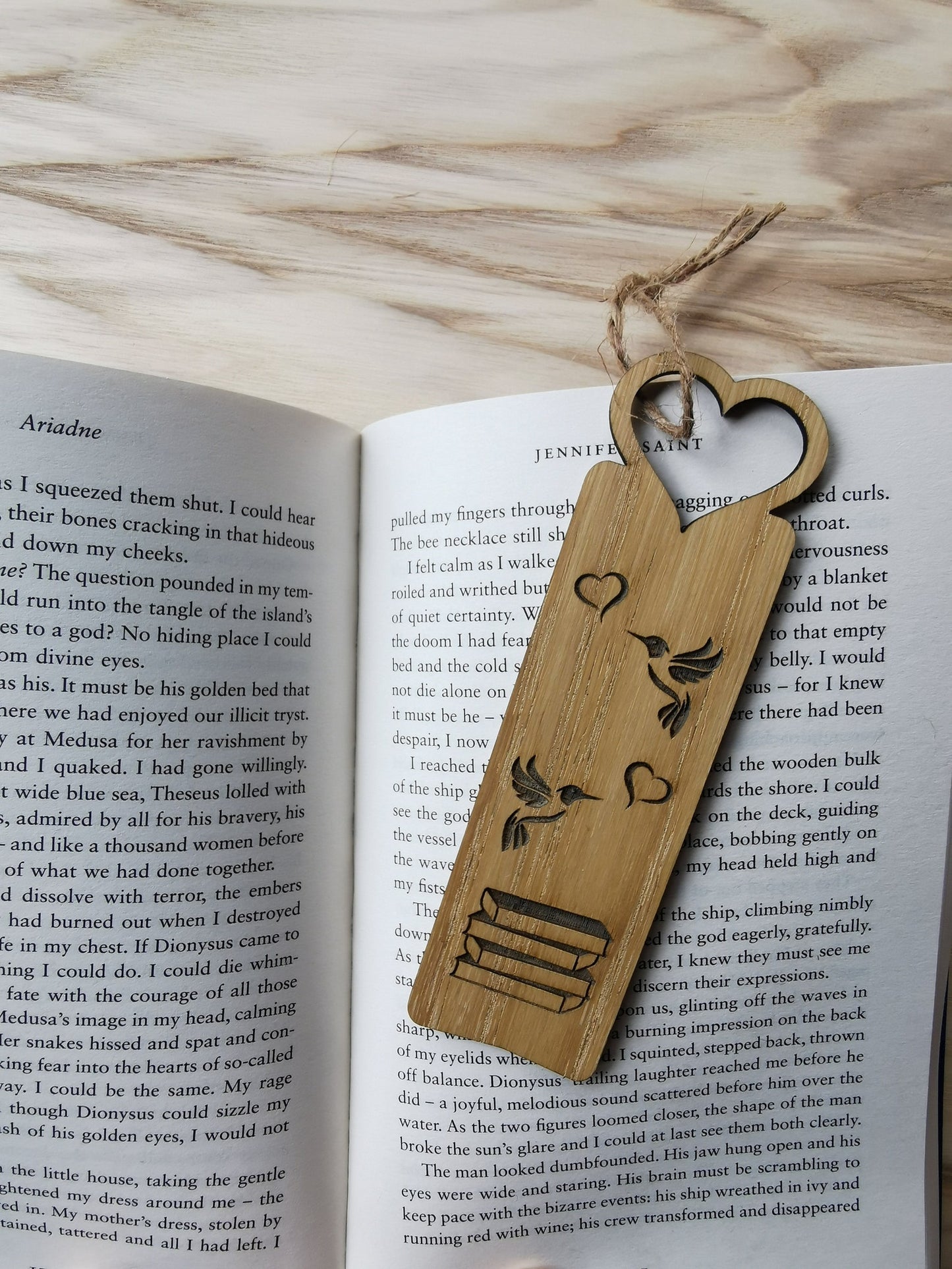 Bookmark (3.6mm Oak Veneered Plywood with Clear Osmo finish)