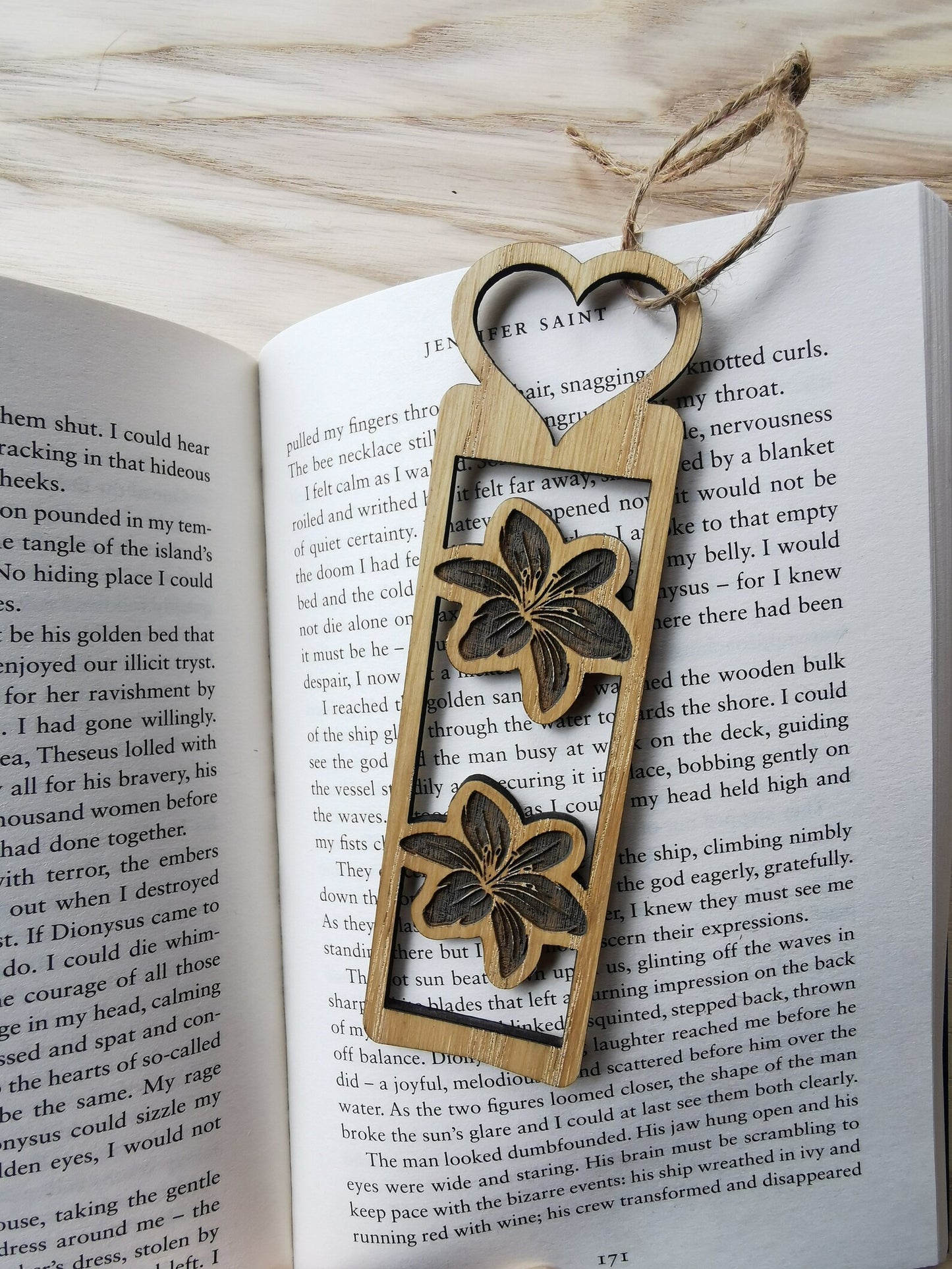 Bookmark (3.6mm Oak Veneered Plywood with Clear Osmo finish)