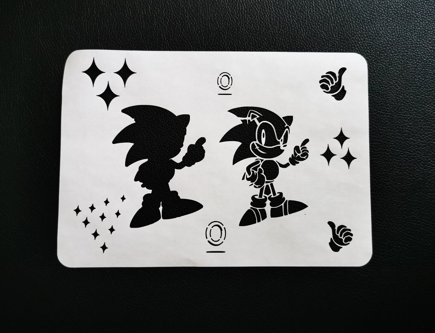 Sonic Stencil 190 micron Mylar  (Body and Face painting)