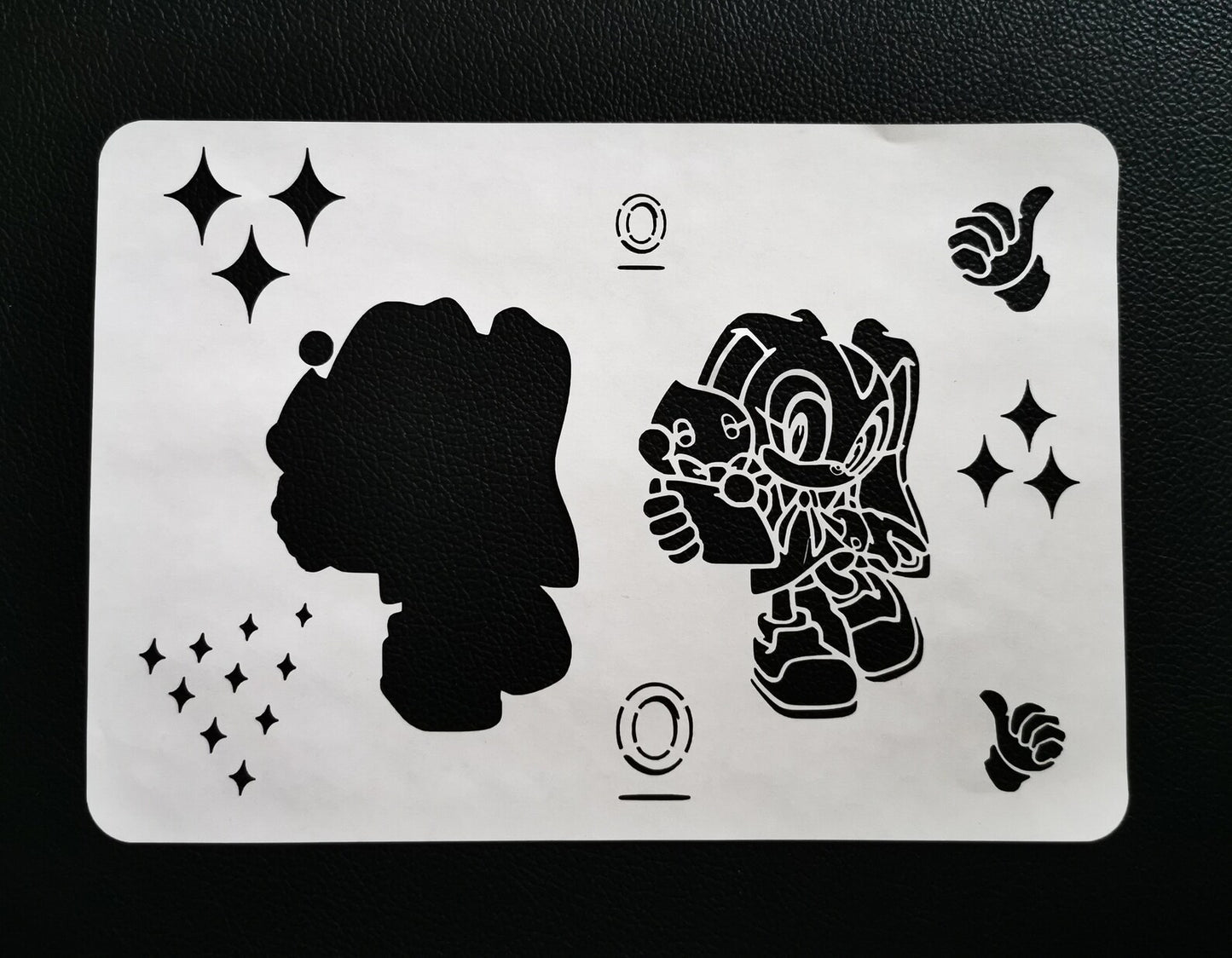 Sonic Stencil 190 micron Mylar  (Body and Face painting)