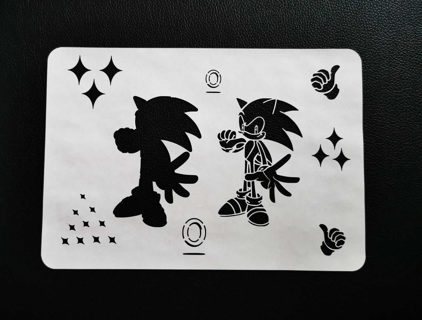 Sonic Stencil 190 micron Mylar  (Body and Face painting)