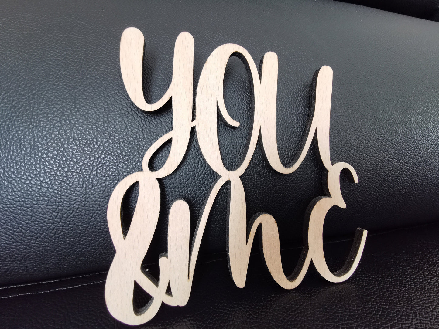 Love and You&Me Signs - Perfect for Valentine's Day or as a gift for your loved ones! - Laser cut!