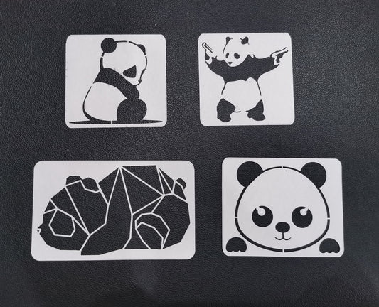 Panda Stencil Set