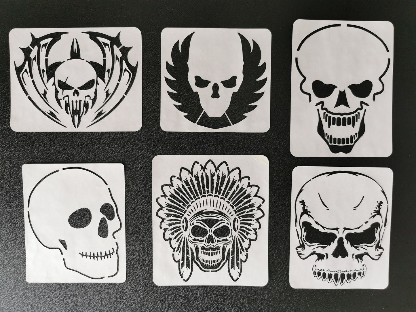 Skull Stencil Set