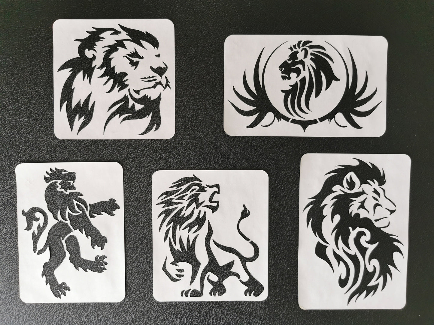 Stencils Lion Set