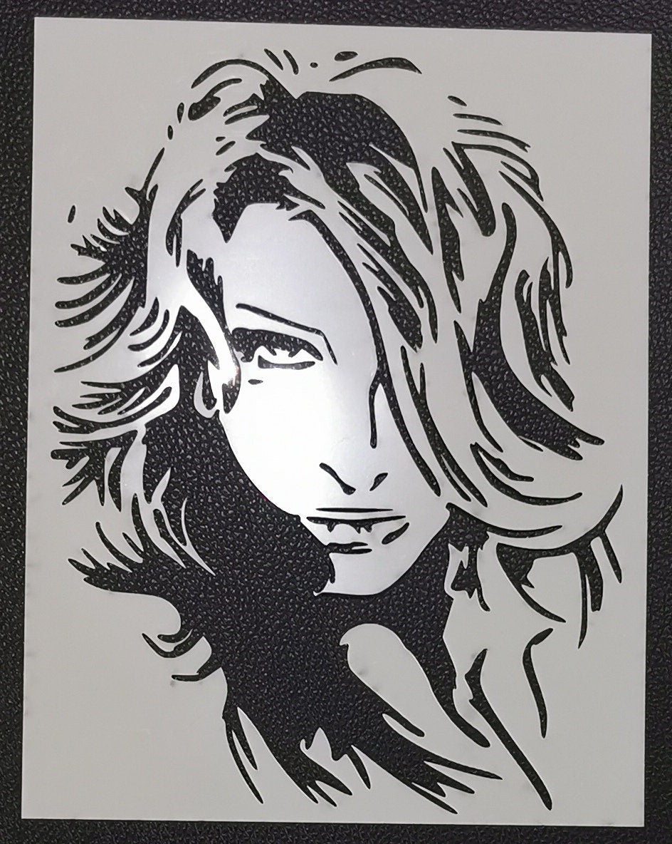 Stencil Set ( Woman Face Stencils Set)