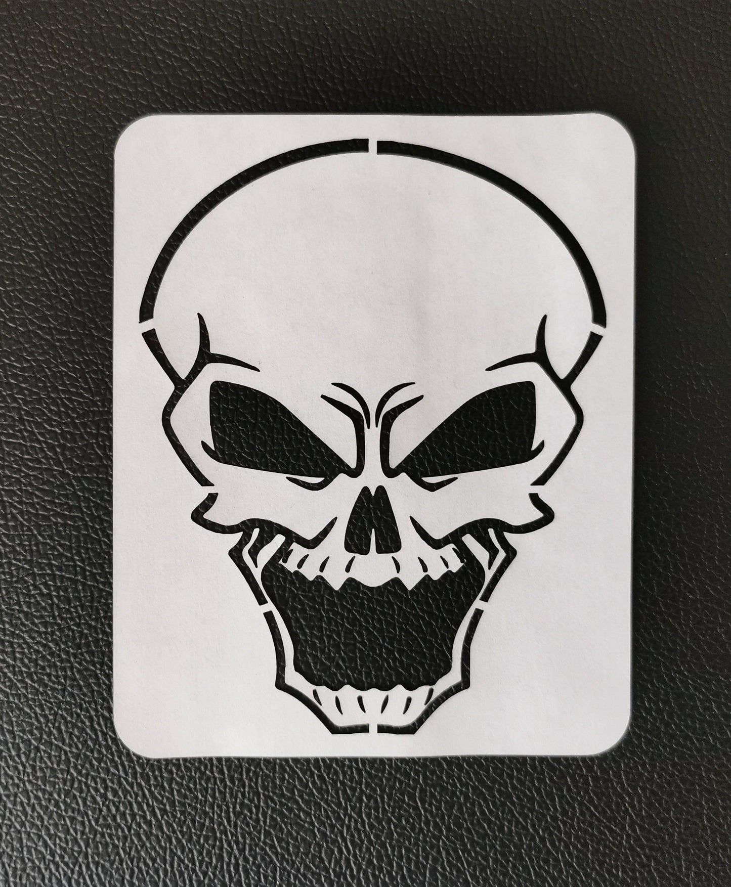 Skull Stencil (Mylar 190 Micron)