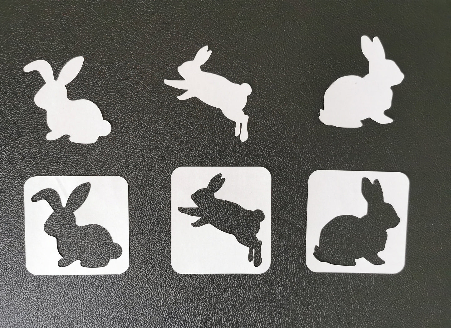 Easter Rabbit / Bunny Stencil Set - Mylar 190 Micron