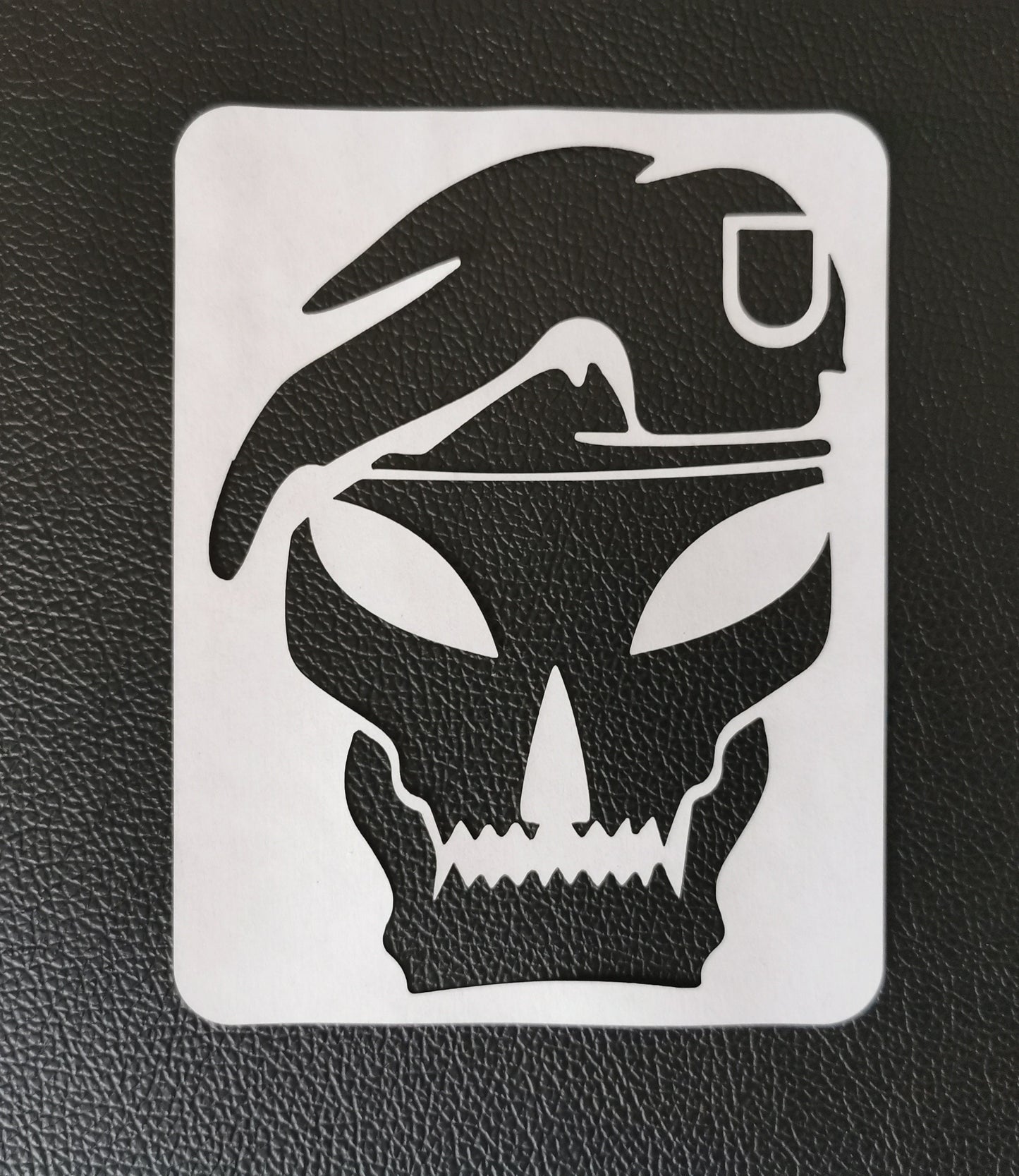 Skull Stencil (Mylar 190 Micron)