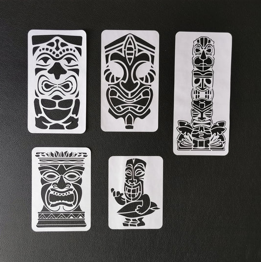 Tiki Stencil Set ( Mylar 190 )