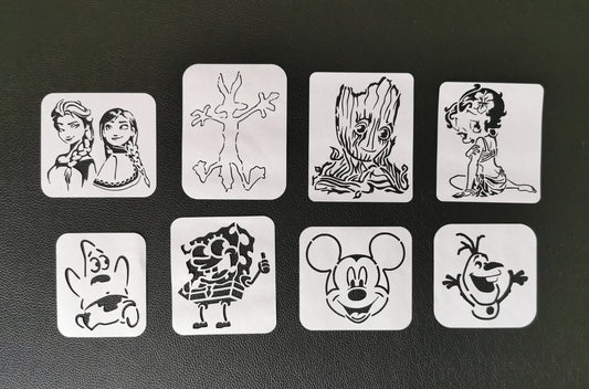 Cartoon Stencil Set (190 micron Mylar)