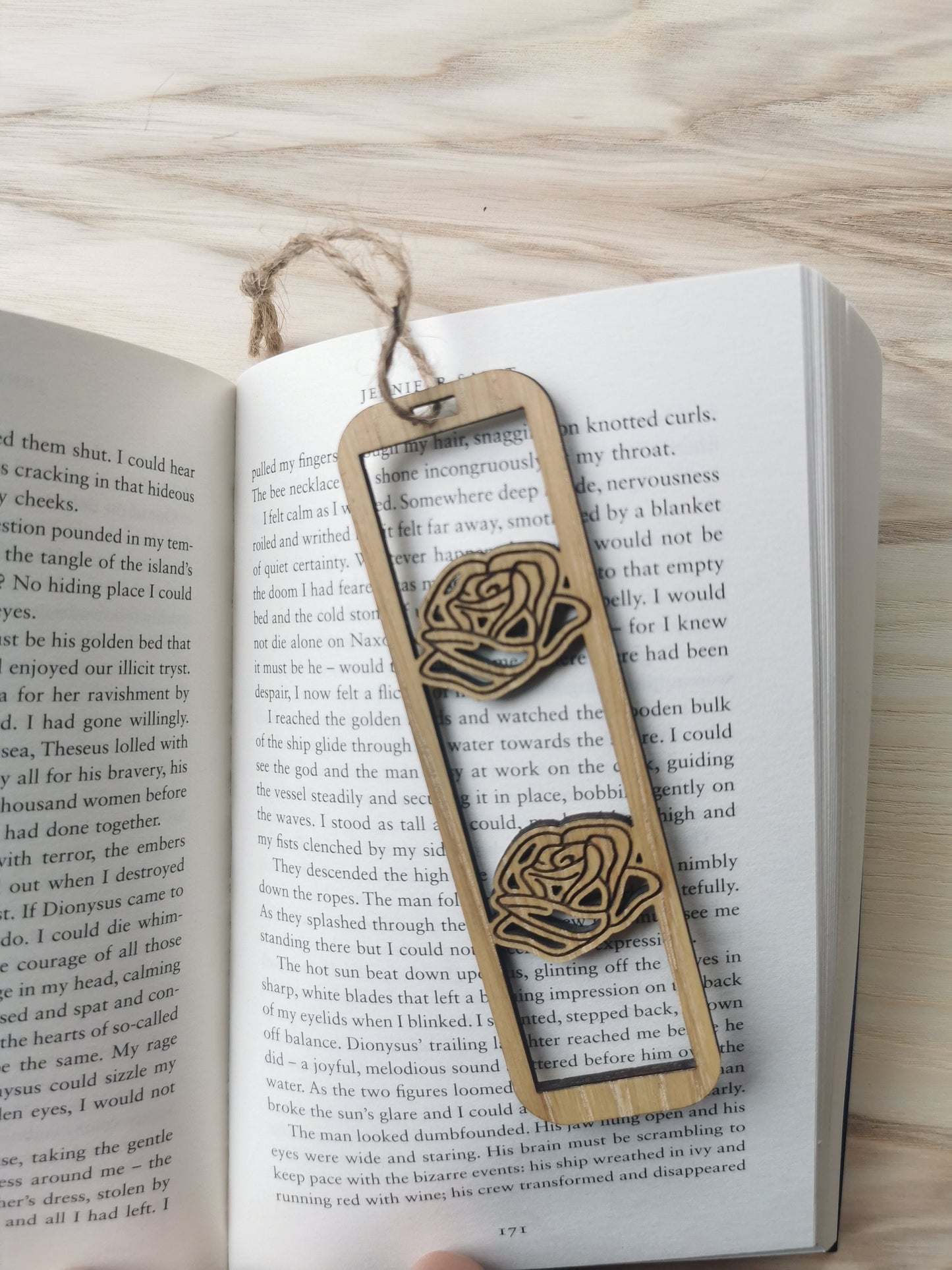 Bookmark (3.6mm Oak Veneered Plywood with Clear Osmo finish)