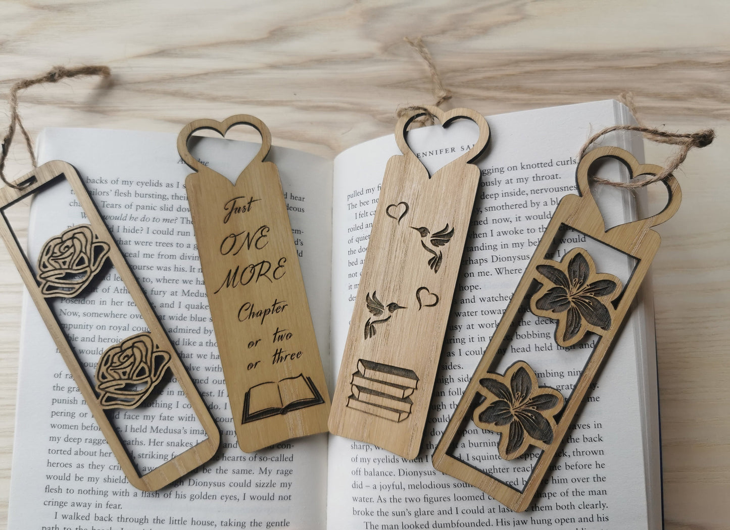 Bookmark (3.6mm Oak Veneered Plywood with Clear Osmo finish)