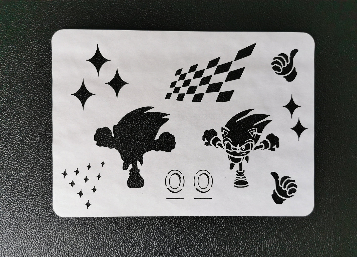 Sonic Stencil 190 micron Mylar  (Body and Face painting)