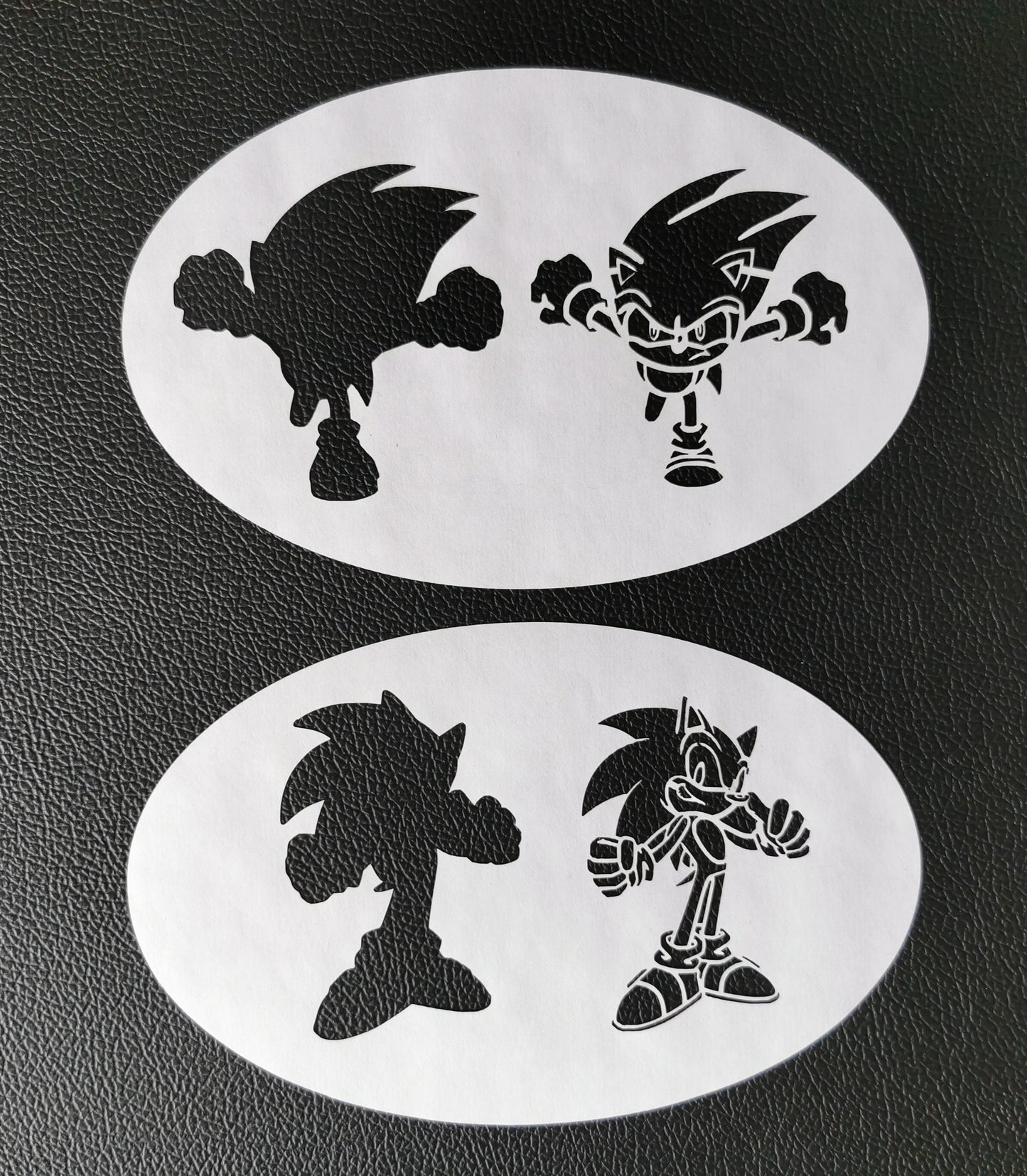 Sonic Stencil Set 190 micron Mylar (Body and Face painting)