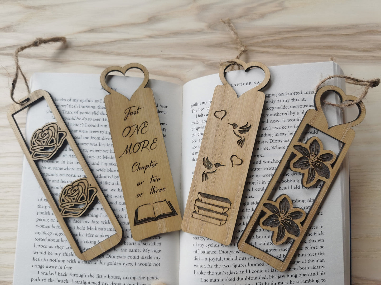 Bookmark (3.6mm Oak Veneered Plywood with Clear Osmo finish)