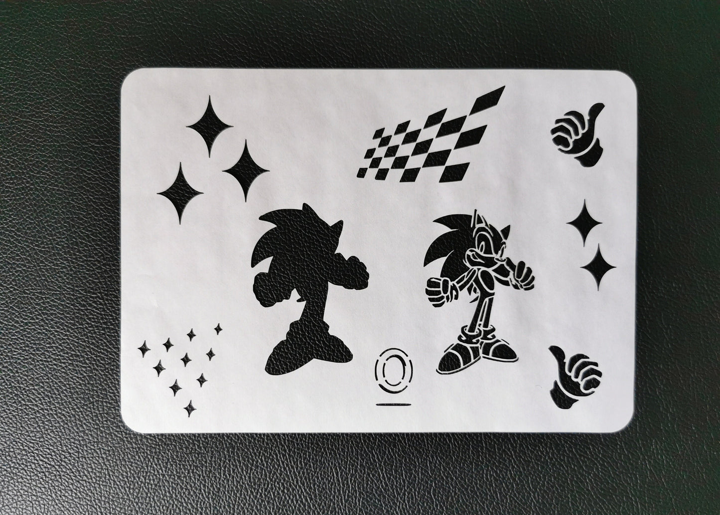 Sonic Stencil 190 micron Mylar  (Body and Face painting)