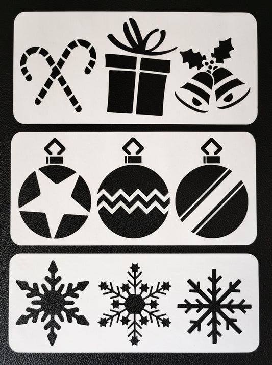 Christmas Stencils ( Wall-Mirror-Windows Decoration etc )