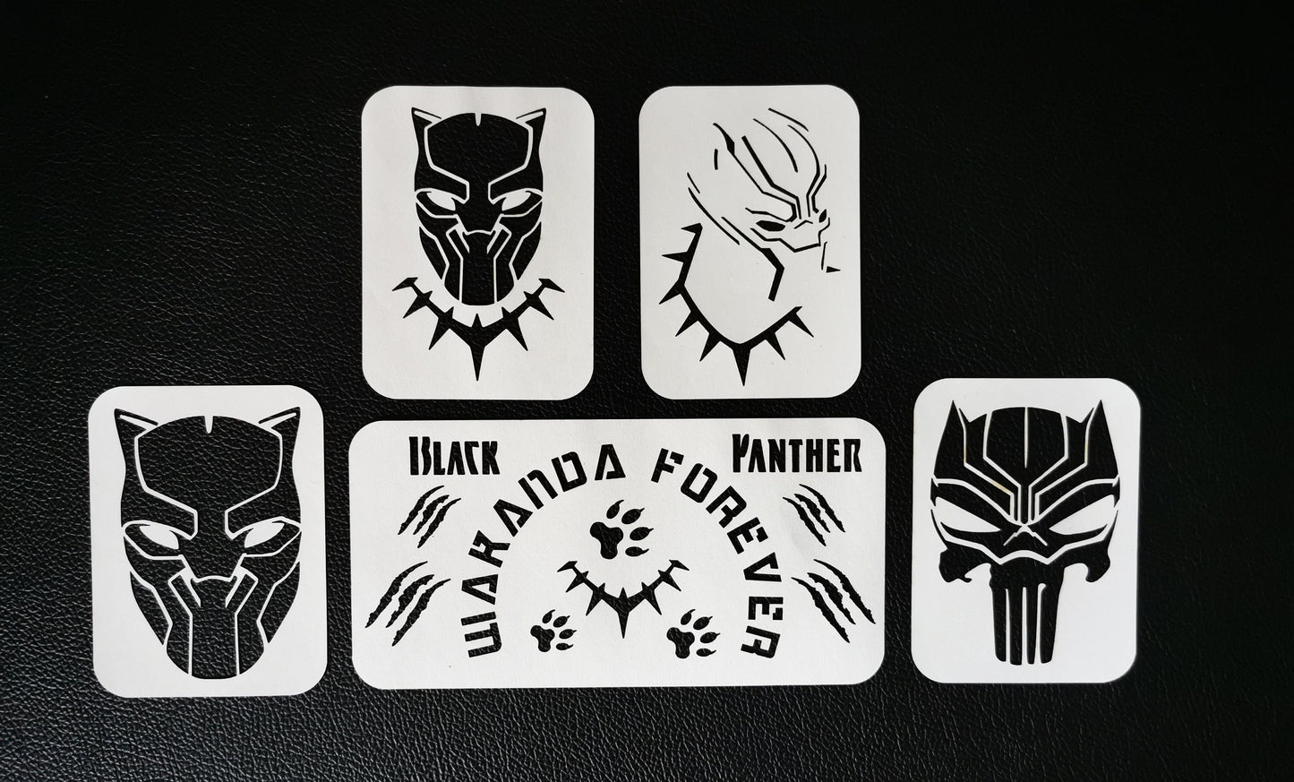 Black Panther Wakanda Stencils Set (190 micron Mylar)