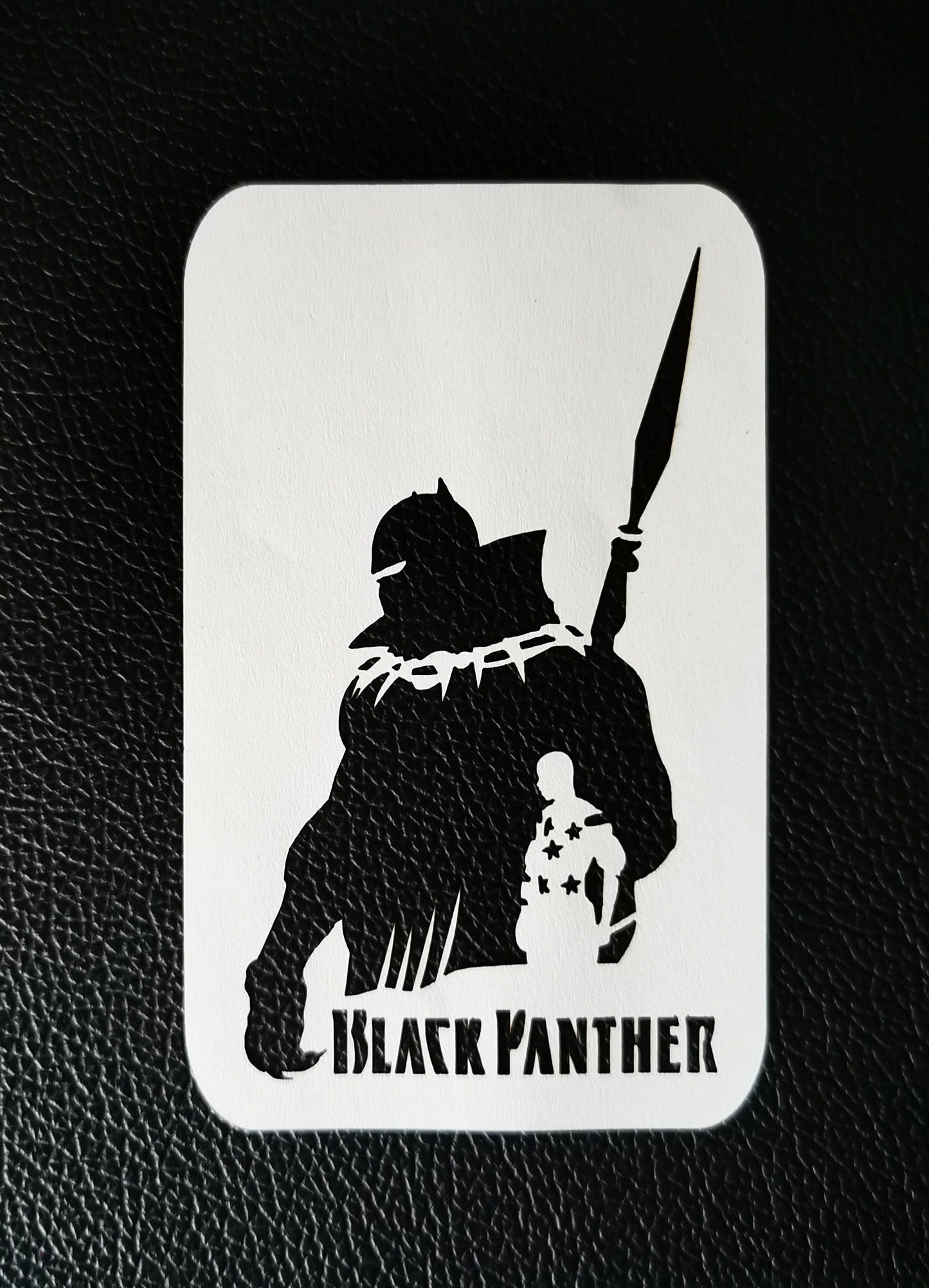 Black Panther Wakanda Stencils Set 3  (190 micron Mylar)