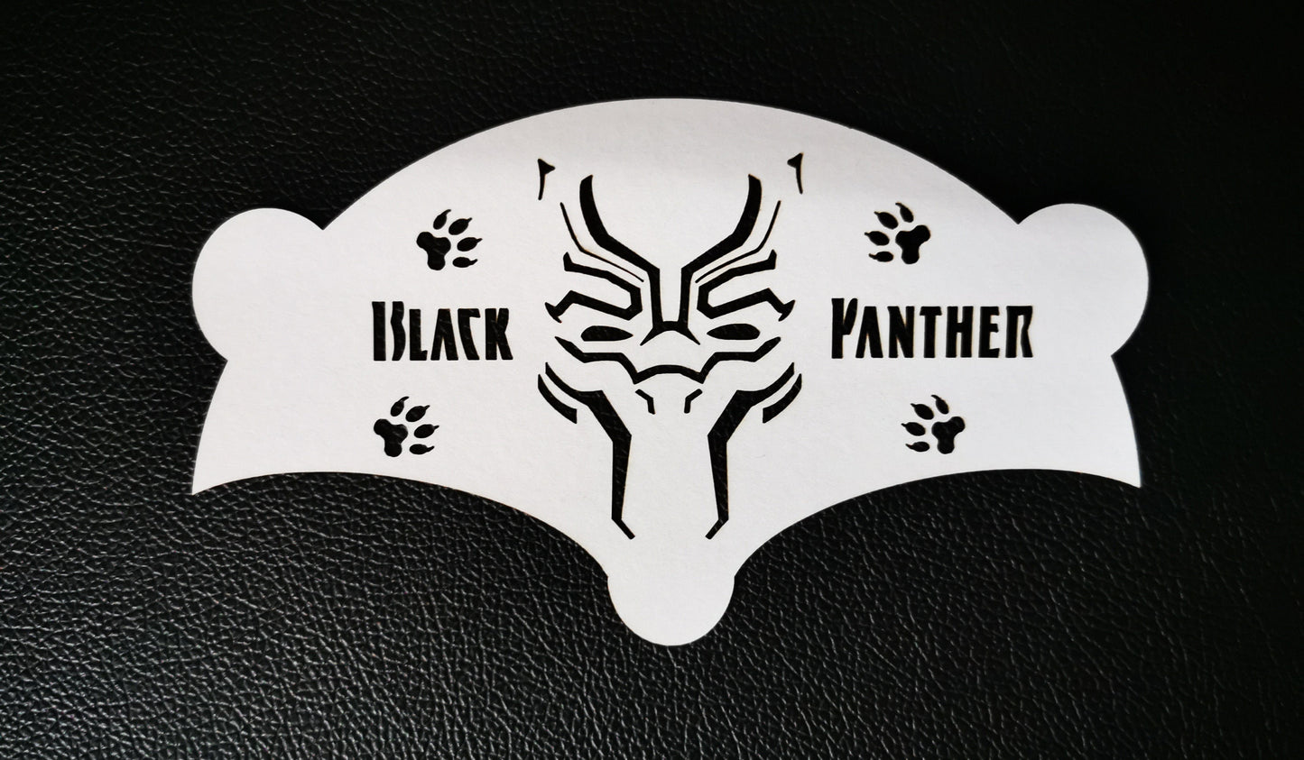 Black Panther Wakanda Face Painting Stencils (190 micron Mylar)