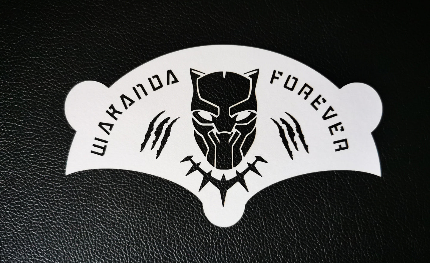 Black Panther Wakanda Face Painting Stencils (190 micron Mylar)