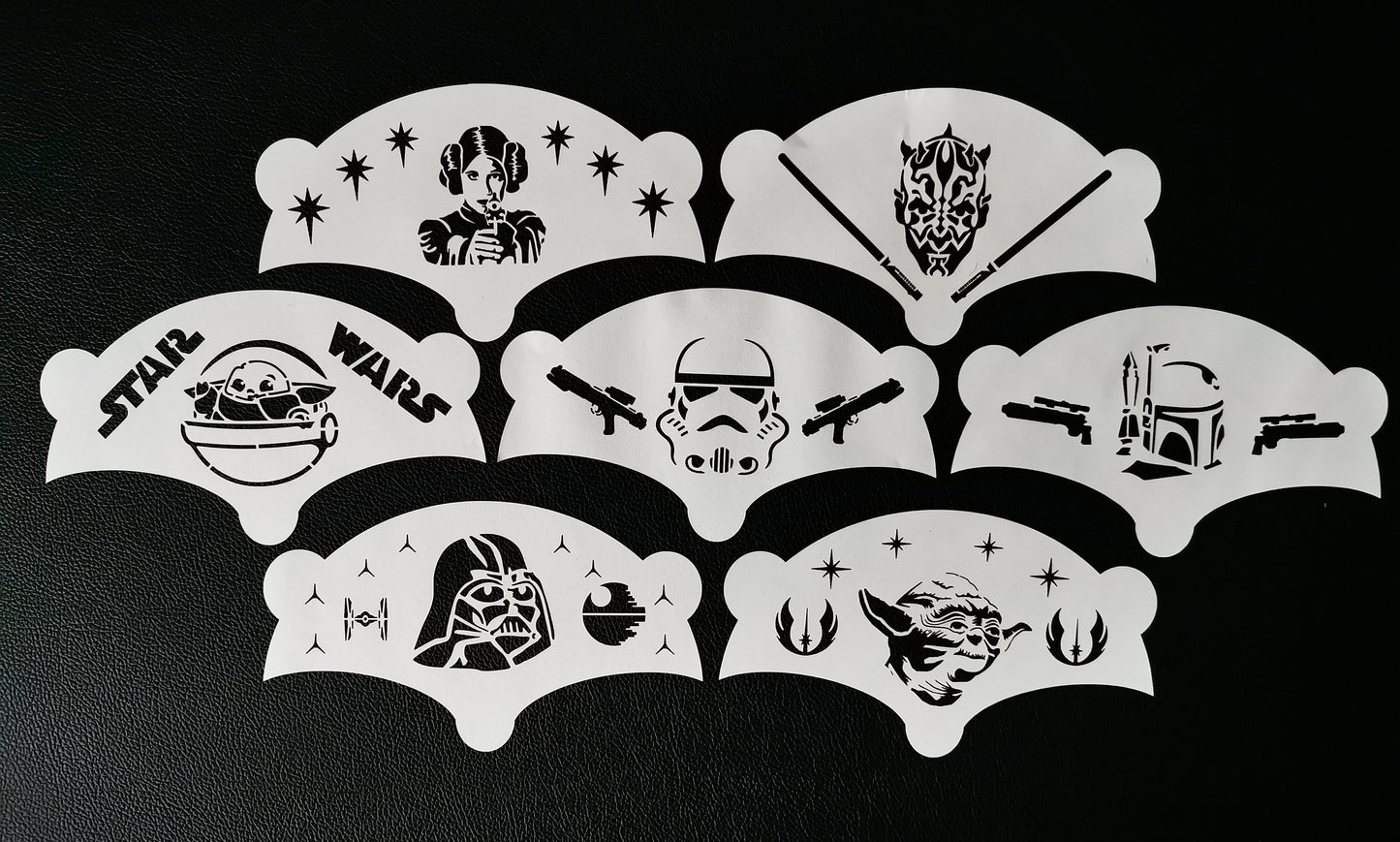 Star W Face Painting Stencil Set (Mylar 190)