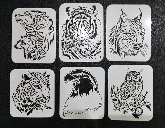 Animal Stencil Set (190 micron Mylar)