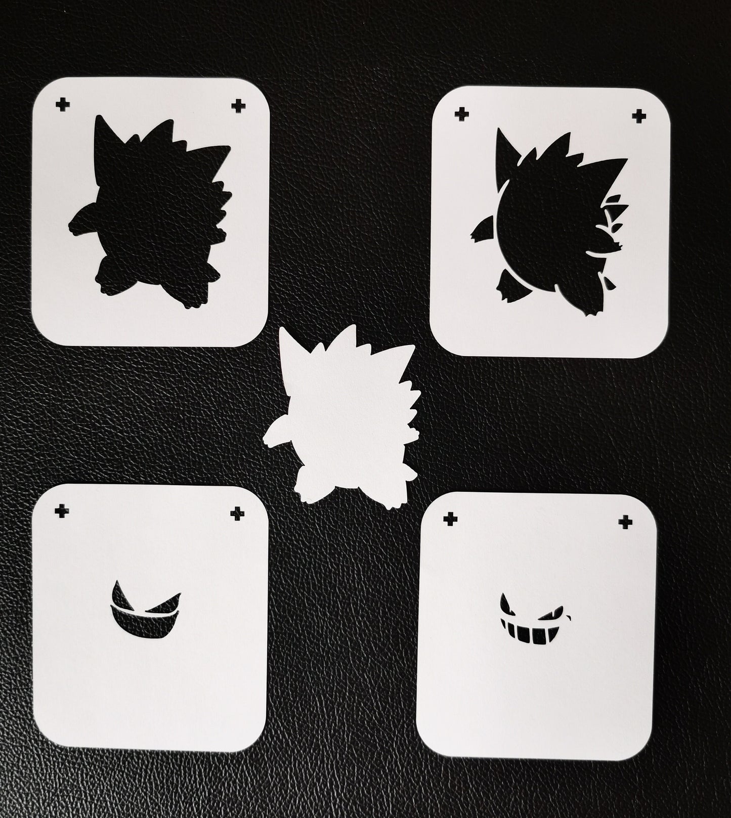 Multi layer stencils ( Pokemon ) 190 Mylar Body and face painting stencil